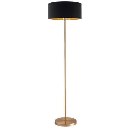 LED grindinė lempa TUNJA 1xE27/20W/230V Ø 38 cm auksinė/juoda