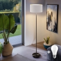 LED grindinis šviestuvas TUNJA 1xE27/20W/230V Ø 38 cm juoda/balta