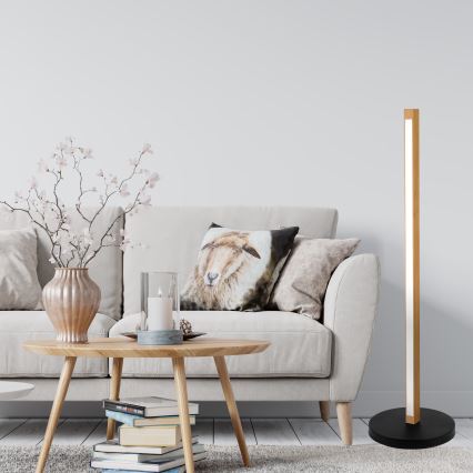 LED grindinis šviestuvas VERDE LED/18W/230V 3000K ąžuolas/juoda