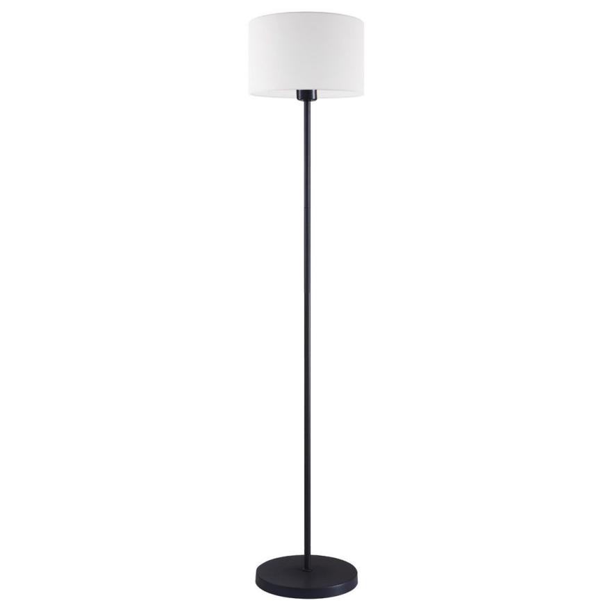 LED grindų lempa TUNJA 1xE27/20W/230V skers. 30 cm juoda/balta