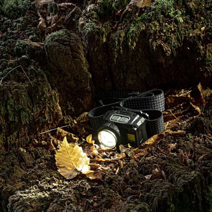 Įkraunamas LED žibintuvėlis su reguliuojamu ryškumu, jutikliu ir raudona šviesa LED/6W/5V/3xAAA IP44 500 lm 1200 mAh