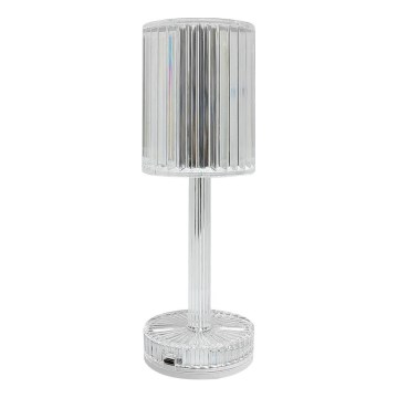 LED įkraunama jutiklinė stalinė lempa SIMPLE LED/1W/5V 2400 mAh 3000-6000K skaidri