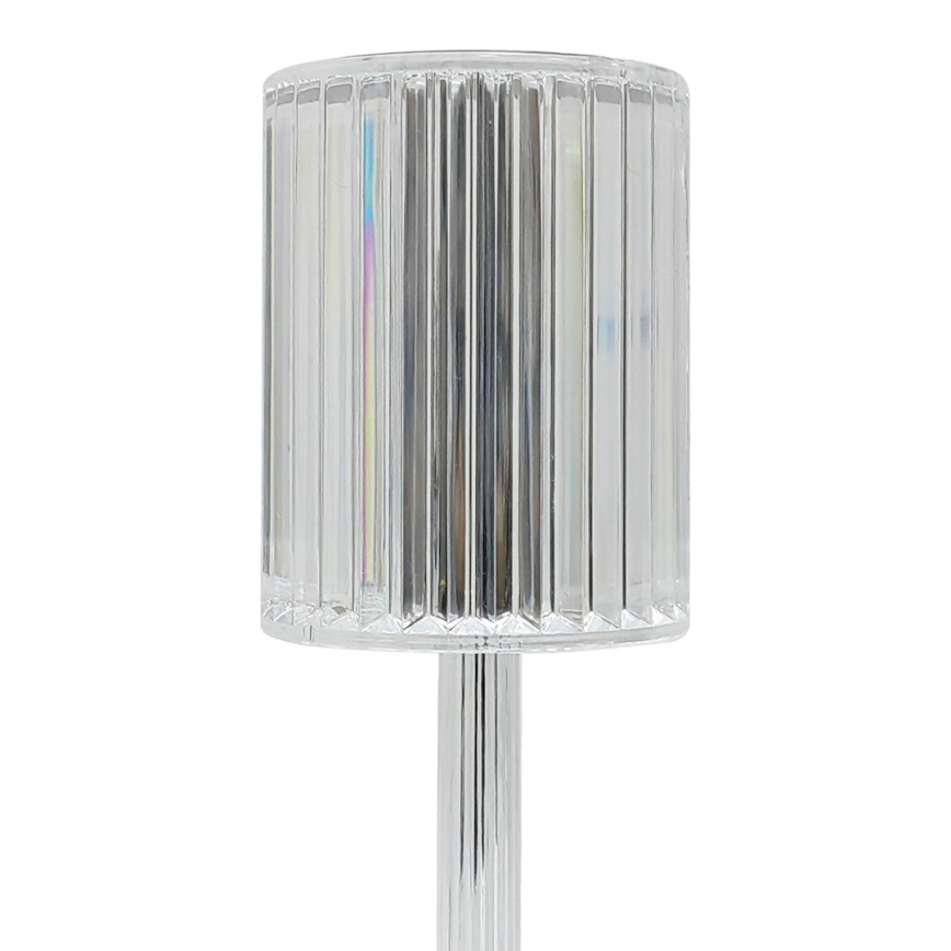 LED įkraunama jutiklinė stalinė lempa SIMPLE LED/1W/5V 2400 mAh 3000-6000K skaidri