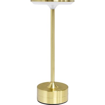 LED Įkraunama jutiklinė stalinė lempa TAVOLO LED/2,5W/5V 2400 mAh 3000-6000K auksinė