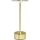 LED Įkraunama jutiklinė stalinė lempa TAVOLO LED/2,5W/5V 2400 mAh 3000-6000K auksinė