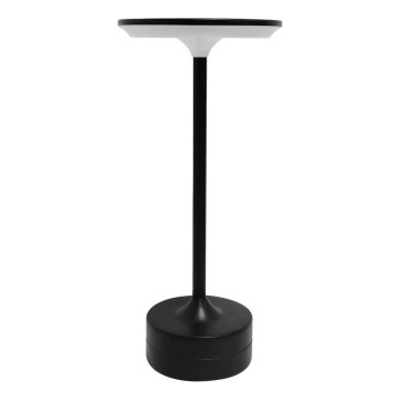 LED Įkraunama jutiklinė stalinė lempa TAVOLO LED/2,5W/5V 2400 mAh 3000-6000K juoda