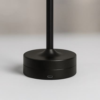 LED Įkraunama jutiklinė stalinė lempa TAVOLO LED/2,5W/5V 2400 mAh 3000-6000K juoda