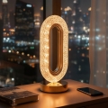 LED įkraunama reguliuojamo ryškumo stalinė lempa DUBAI LED/2W/5V 2700K/4000K/6500K 400 mAh auksinė