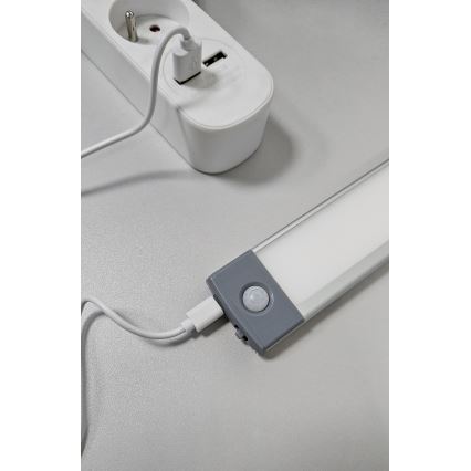LED Įkraunamas baldų apšvietimas su jutikliu LED/2,5W/5V USB 800 mAh 4200K 32,5 cm