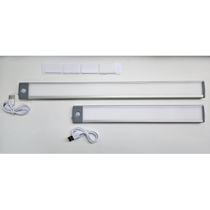 LED Įkraunamas baldų apšvietimas su jutikliu LED/2,5W/5V USB 800 mAh 4200K 32,5 cm