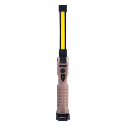 LED Pritemdomas įkraunamas darbo žibintuvėlis su maitinimo bloko funkcija LED/4W/5V IPX4 600 blizgus 2000 mAh