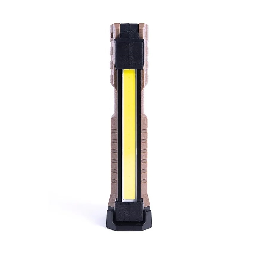 Įkraunamas LED darbo žibintuvėlis su reguliuojamu ryškumu ir powerbank funkcija LED/4W/5V IPX4 600 lm 2000 mAh