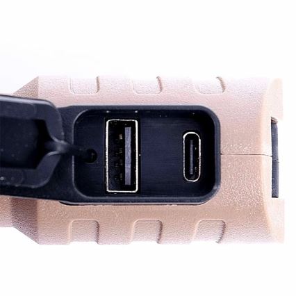Įkraunamas LED darbo žibintuvėlis su reguliuojamu ryškumu ir powerbank funkcija LED/4W/5V IPX4 600 lm 2000 mAh