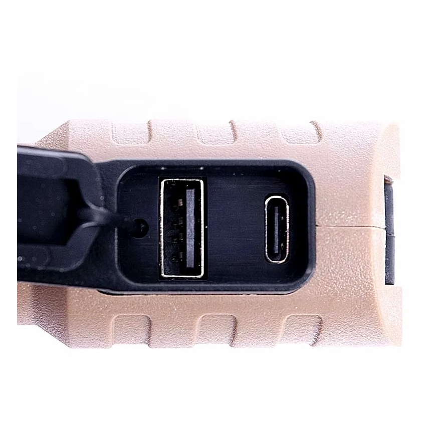 Įkraunamas LED darbo žibintuvėlis su reguliuojamu ryškumu ir powerbank funkcija LED/4W/5V IPX4 600 lm 2000 mAh