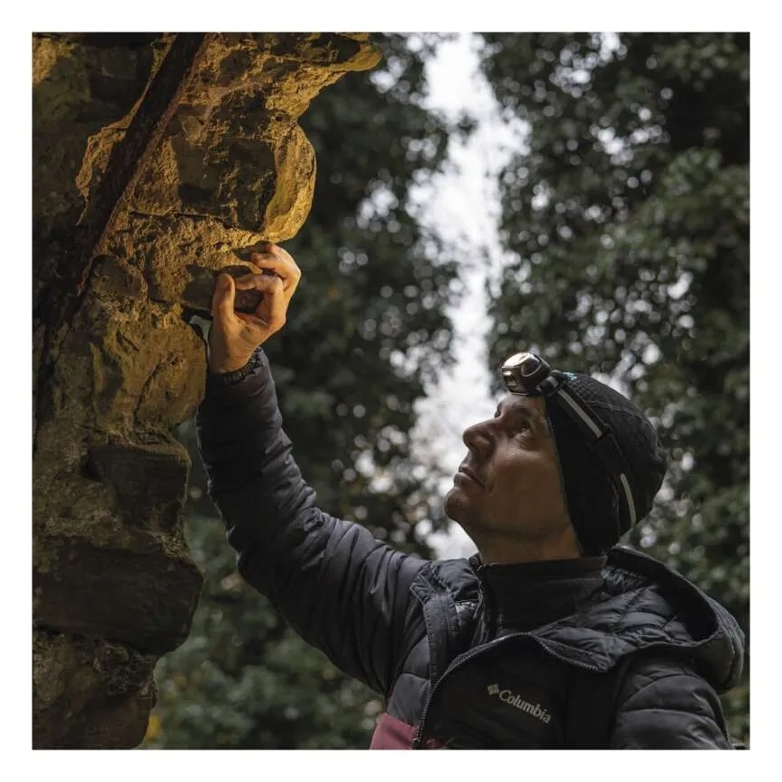 LED Įkraunamas galvos žibintas LED/USB 1200 mAh