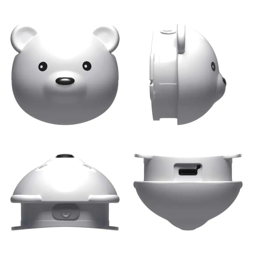 LED įkraunamas galvos žibintas LED/USB 500 mAh meškiukas