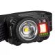 LED Pritemdomas įkraunamas galvos žibintas su jutikliu ir raudona šviesa LED/6W/5V/3xAAA IP44 500 lm 11,5 h 1200 mAh