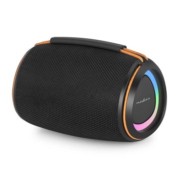 LED Įkraunamas garsiakalbis 40W/1200 mAh IPX4 juodas