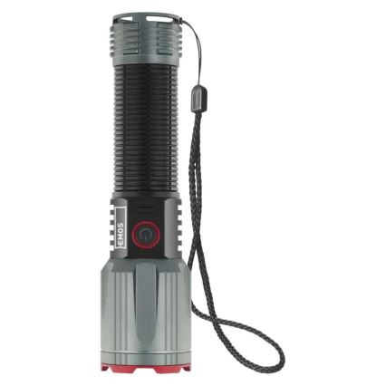 LED įkraunamas metalas žibintuvėlis LED/5V 3000 blizgus 5000 mAh IP43