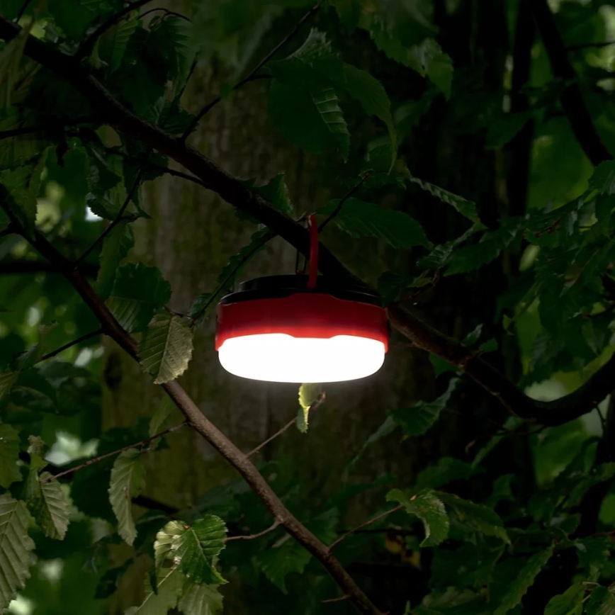LED Pritemdomas įkraunamas saulės žibintuvėlis su maitinimo bloko funkcija LED/3W/5V 3000/4000/6500K IPX6 500 blizgus 2000 mAh
