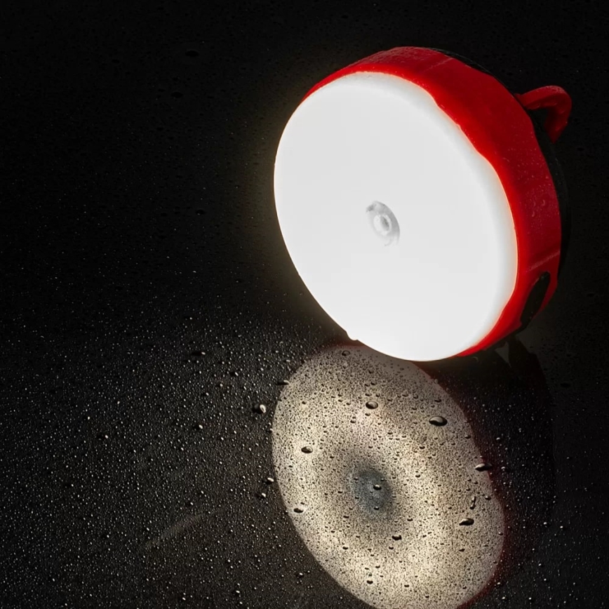 LED Pritemdomas įkraunamas saulės žibintuvėlis su maitinimo bloko funkcija LED/3W/5V 3000/4000/6500K IPX6 500 blizgus 2000 mAh