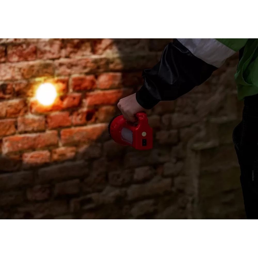LED Įkraunamas saulės žibintuvėlis LED/7W/230V 400 blizgus 3200 mAh