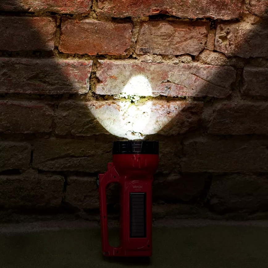 LED Įkraunamas saulės žibintuvėlis LED/7W/230V 400 blizgus 3200 mAh
