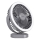 LED Įkraunamas stalas ventiliatorius su LED apšvietimu LED/3W/5V USB 2400 mAh pilka