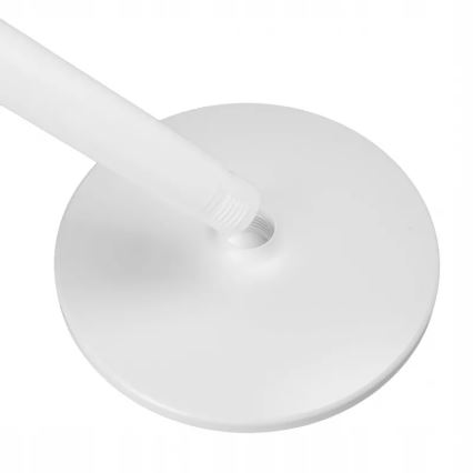 LED įkraunamas pastatomas ventiliatorius su LED apšvietimu LED/4,8W/5V USB 7200 mAh balta + nuotolinis pultas