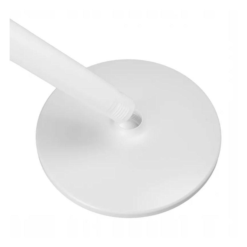 LED įkraunamas pastatomas ventiliatorius su LED apšvietimu LED/4,8W/5V USB 7200 mAh balta + nuotolinis pultas