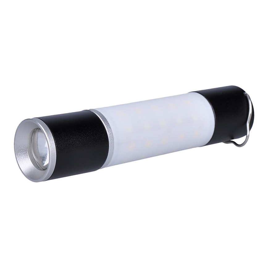 LED Įkraunamas stovyklavimui flashlight su maitinimo bloko funkcija LED/1500 mAh 3,7V IP44