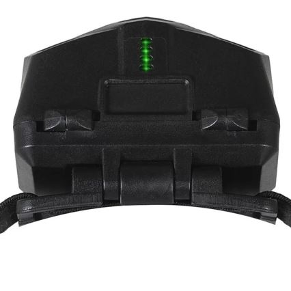 LED Pritemdomas įkraunamas galvos žibintas su jutikliu ir raudonas šviestuvas 2xLED/5W/5V/3xAAA IP65 500 blizgus 1200 mAh