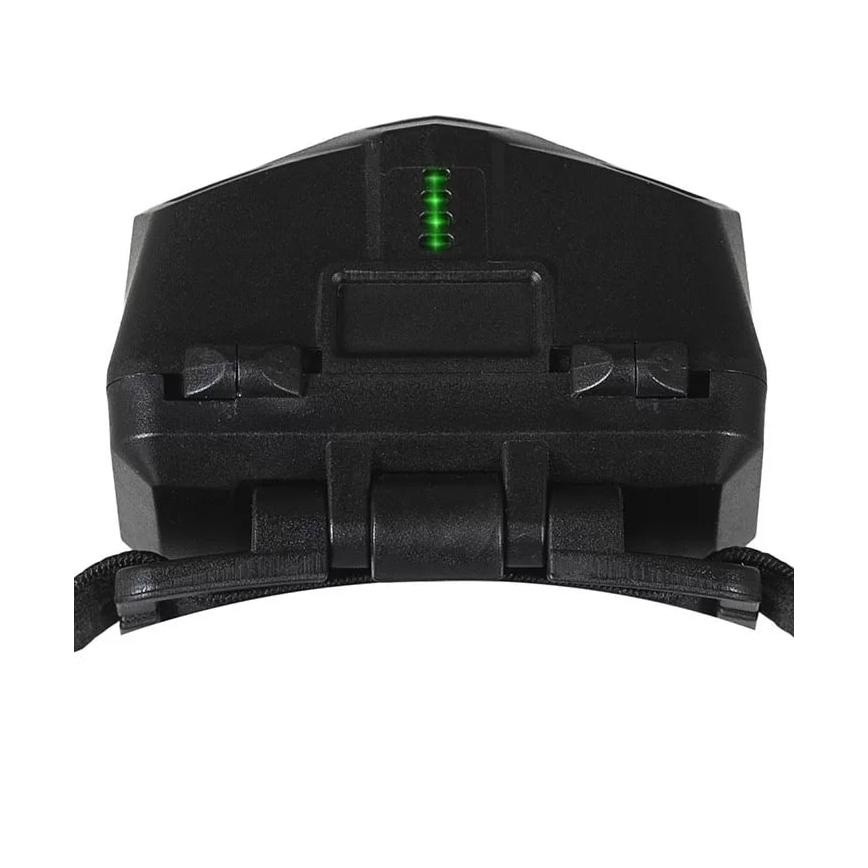 LED Pritemdomas įkraunamas galvos žibintas su jutikliu ir raudonas šviestuvas 2xLED/5W/5V/3xAAA IP65 500 blizgus 1200 mAh