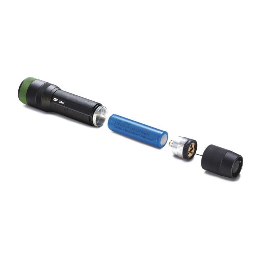 LED Įkraunamas žibintuvėlis GP DISCOVERY CR41 LED/Li-lon 3,7V IPX7