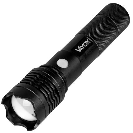 LED Įkraunamas žibintuvėlis LED/10W/5V IPX4 800 blizgus 1200 mAh