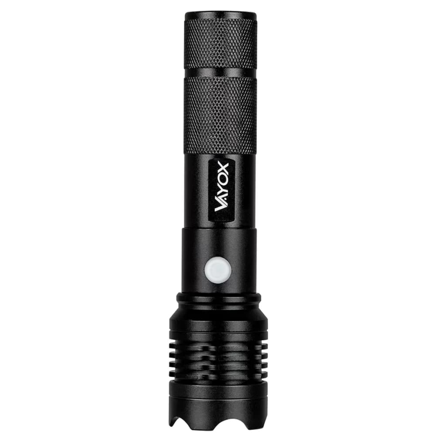 LED Įkraunamas žibintuvėlis LED/10W/5V IPX4 800 blizgus 1200 mAh