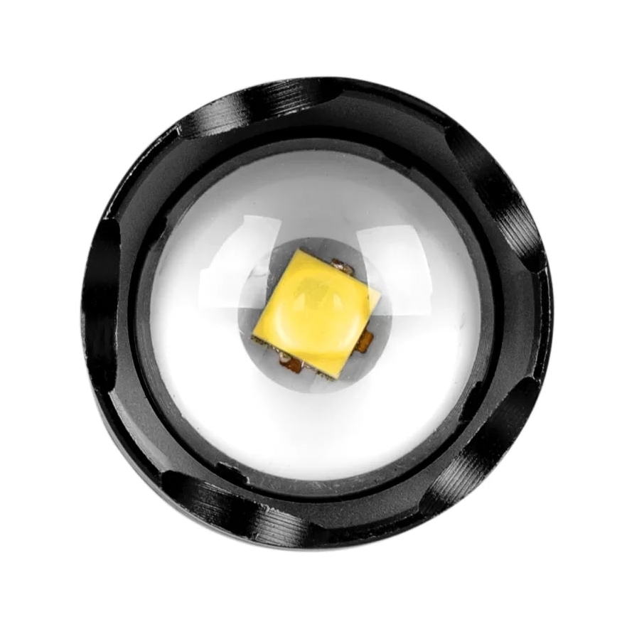 LED Įkraunamas žibintuvėlis LED/10W/5V IPX4 800 blizgus 1200 mAh