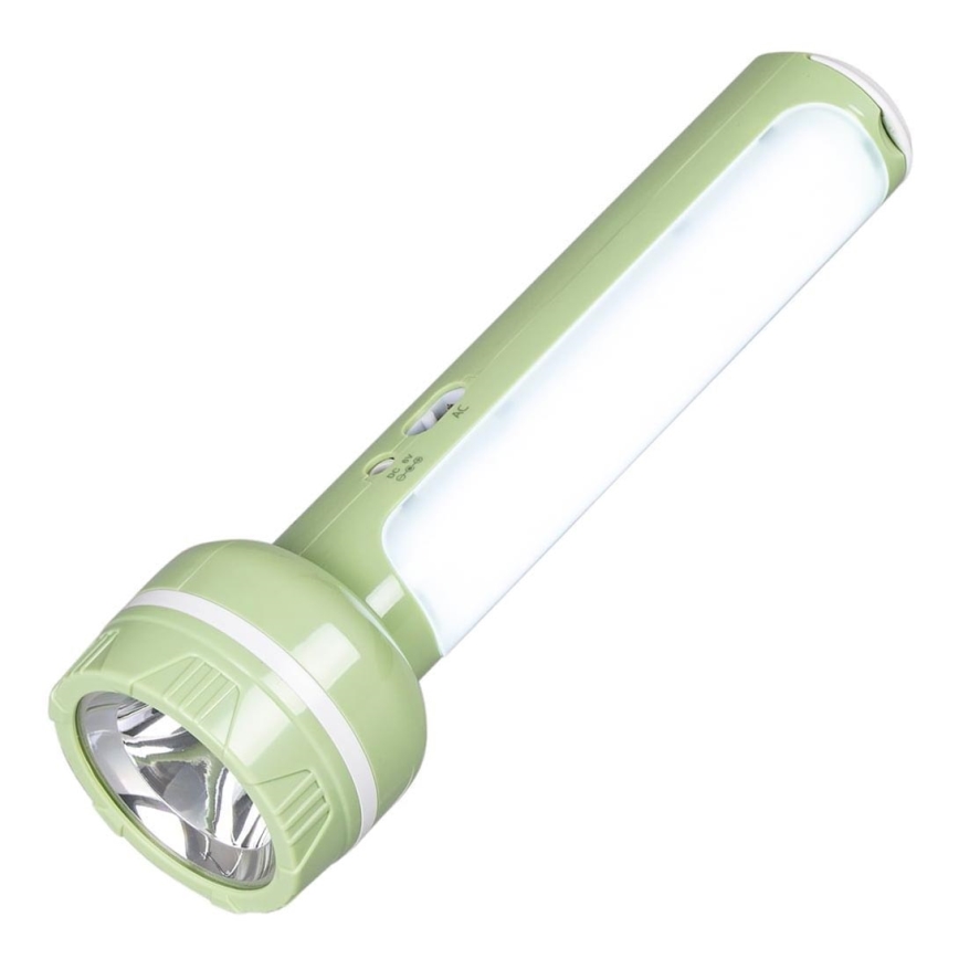 LED Įkraunamas žibintuvėlis LED/1W/230V 330 blizgus 1000 mAh