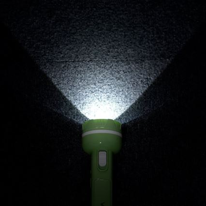 LED Įkraunamas žibintuvėlis LED/1W/230V 330 blizgus 1000 mAh