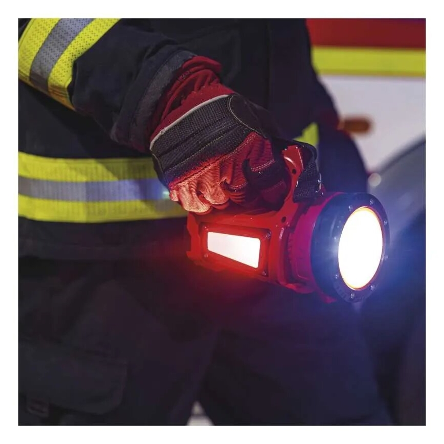 LED Įkraunamas žibintuvėlis LED/3,7V IP44 1000 lm 15000mAh