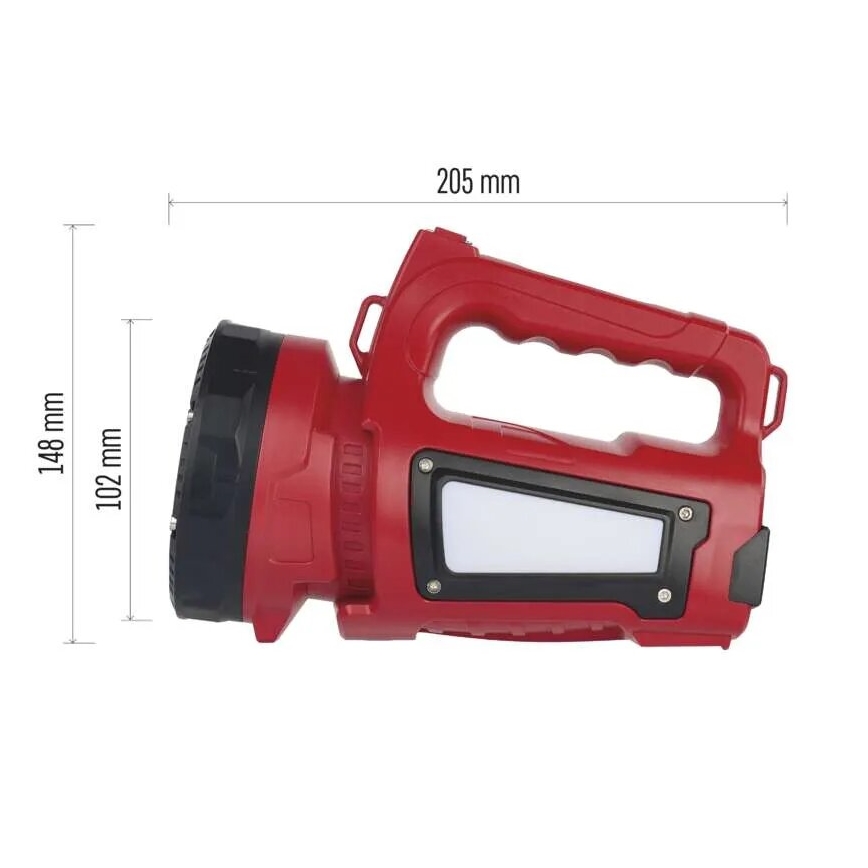 LED Įkraunamas žibintuvėlis LED/3,7V IP44 1000 lm 15000mAh