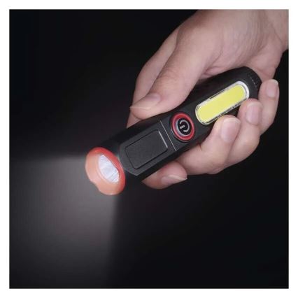LED įkraunamas žibintuvėlis LED/USB/3,7V 120 lm 400 mAh