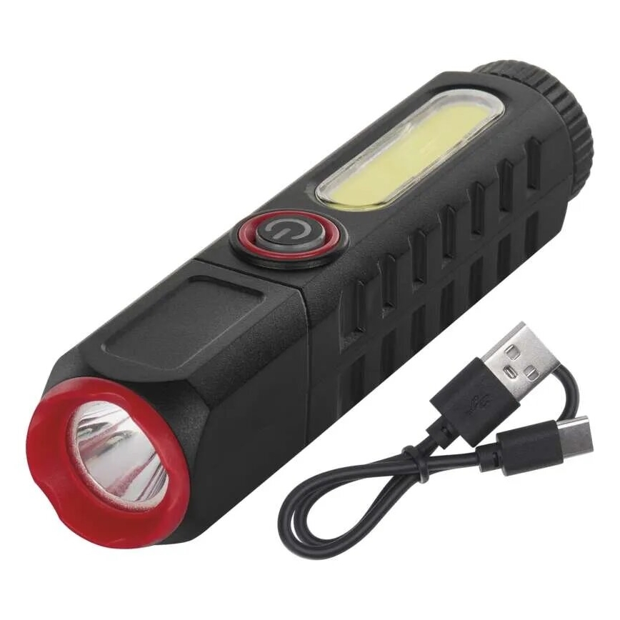 LED įkraunamas žibintuvėlis LED/USB/3,7V 120 lm 400 mAh