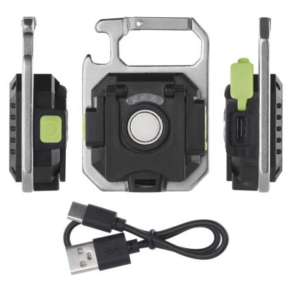LED įkraunamas žibintuvėlis LED/USB/3,7V 750 lm 500 mAh