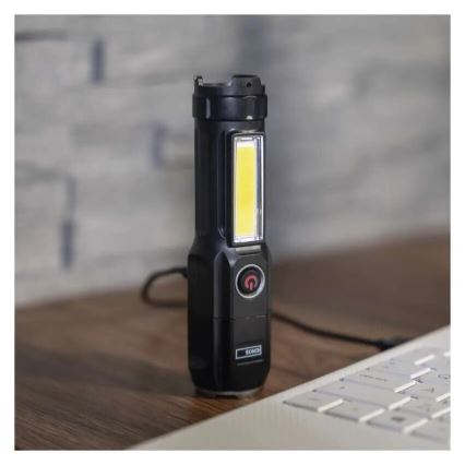 LED Įkraunamas žibintuvėlis LED/USB/3,7V IP44 150 lm 1200mAh