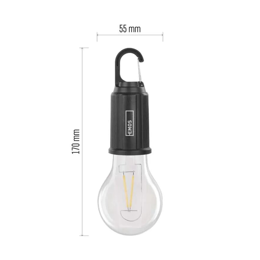 LED įkraunamas žibintuvėlis LED/USB IP44 90 lm 400 mAh