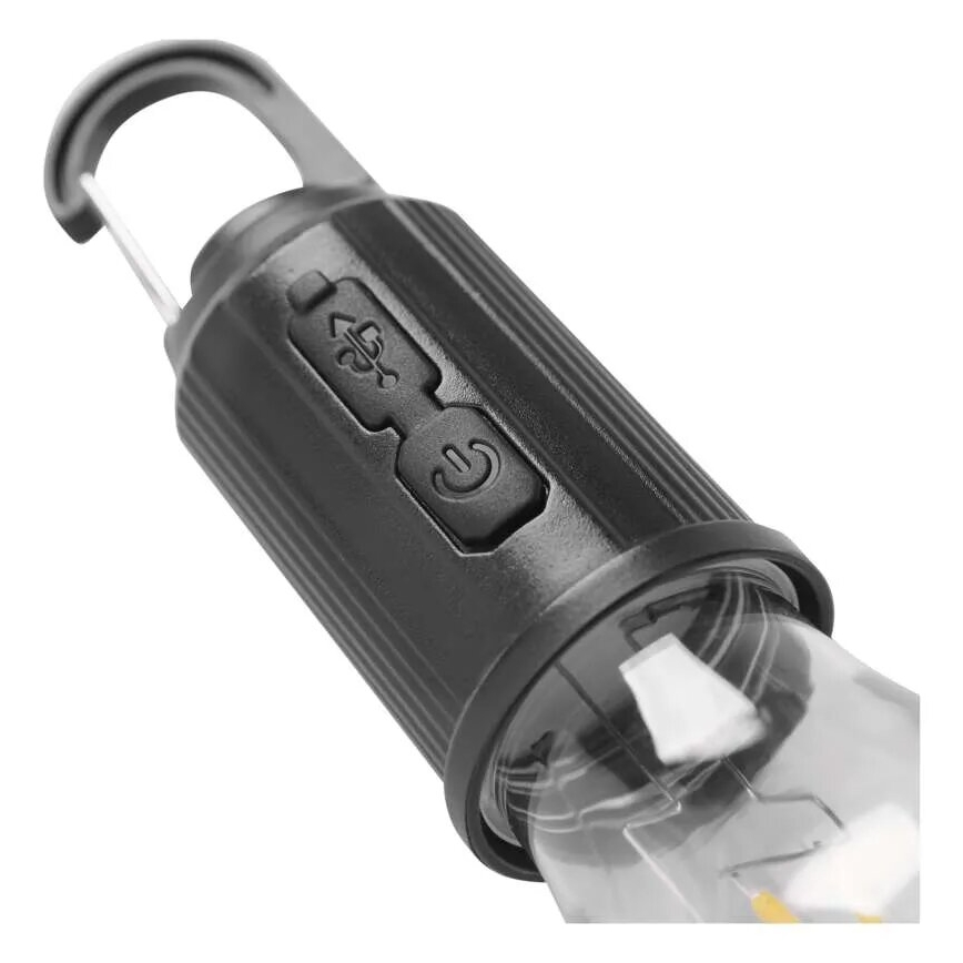 LED įkraunamas žibintuvėlis LED/USB IP44 90 lm 400mAh