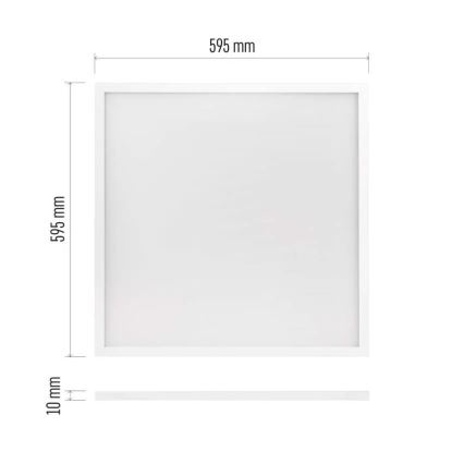 LED įleidžiama lubų panelė PROXO LED/33W/230V 4000K 60x60 cm balta
