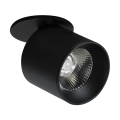 LED Įleidžiamas akcentinis šviestuvas  HARON 1xLED/10W/230V juodas
