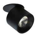 LED Įleidžiamas akcentinis šviestuvas HARON 1xLED/15W/230V juodas